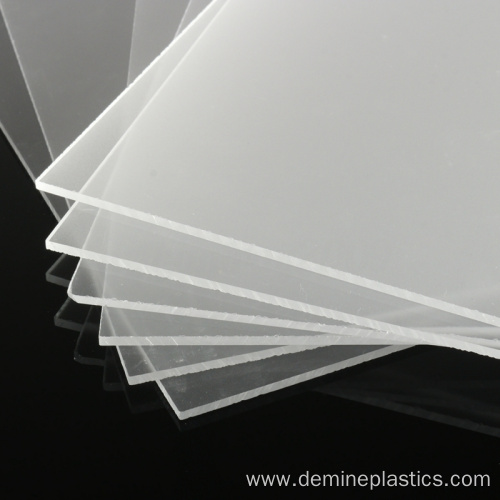 Standard size translucent frosted solid polycarbonate sheet